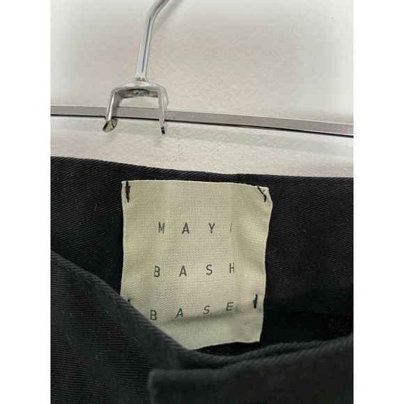 Maya Bash Pants Sz Large Plie Black Trousers Cotton Unisex - Picture 6 of 7